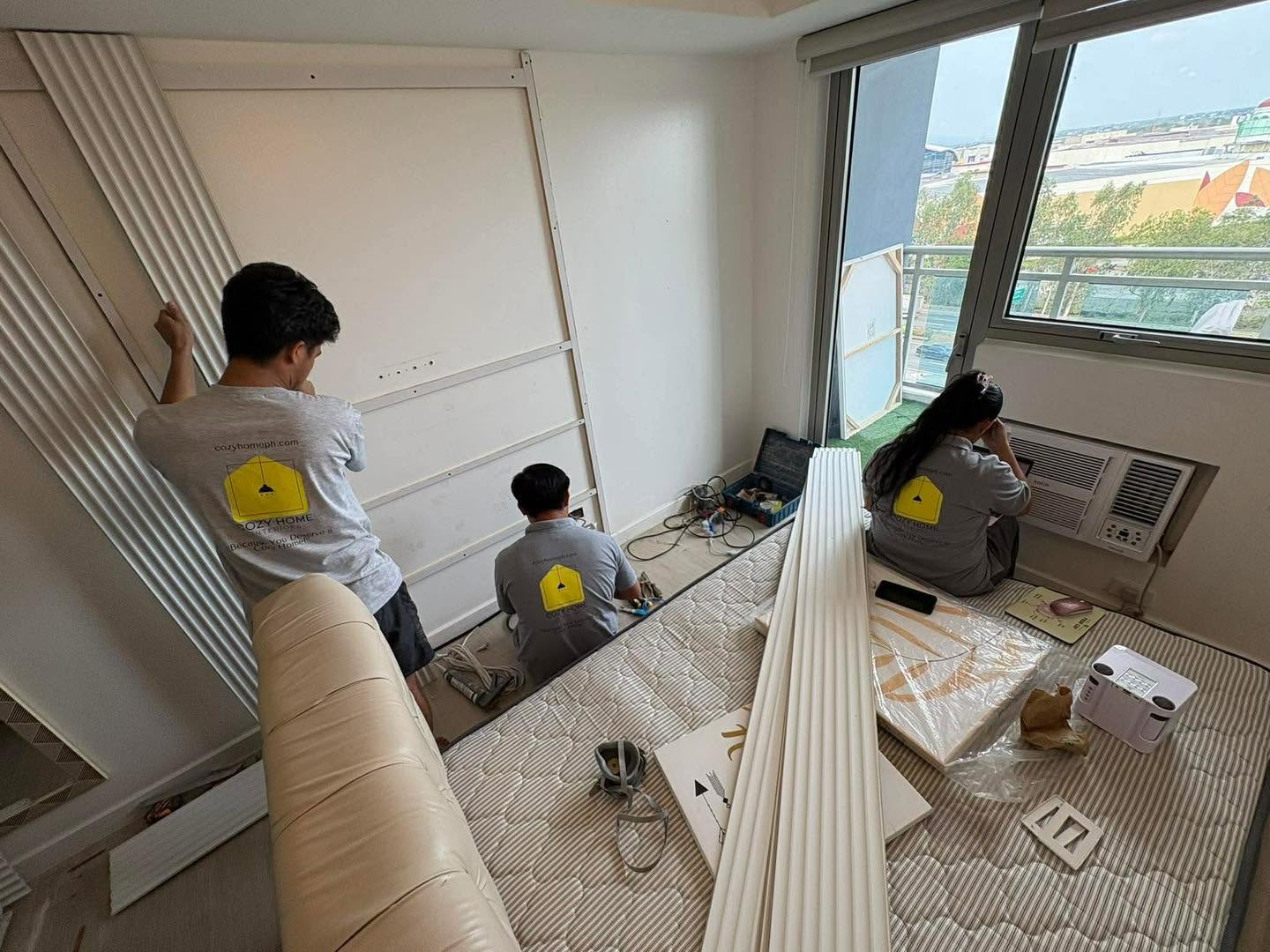 Carpentry in progress